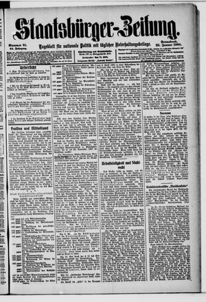 Staatsbürger-Zeitung vom 25.01.1908