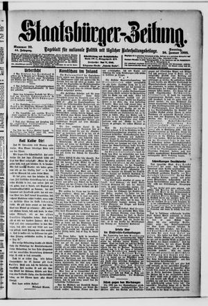 Staatsbürger-Zeitung on Jan 26, 1908