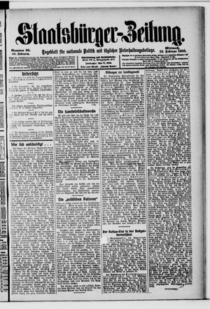 Staatsbürger-Zeitung vom 12.02.1908