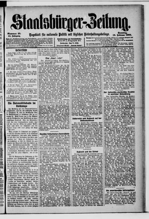 Staatsbürger-Zeitung vom 16.02.1908