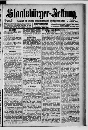 Staatsbürger-Zeitung vom 18.02.1908