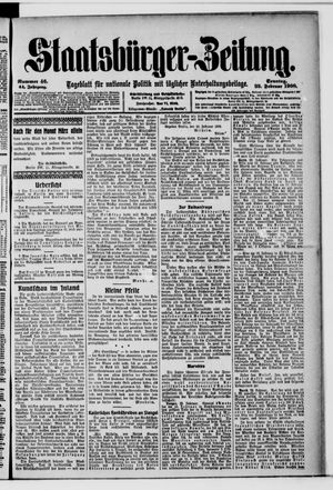 Staatsbürger-Zeitung vom 23.02.1908