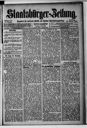 Staatsbürger-Zeitung on Feb 25, 1908