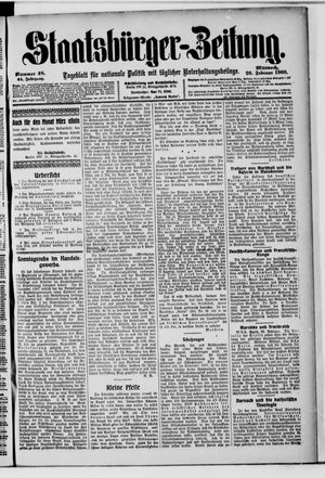 Staatsbürger-Zeitung on Feb 26, 1908