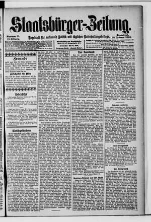 Staatsbürger-Zeitung vom 29.02.1908