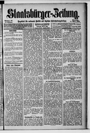 Staatsbürger-Zeitung vom 11.03.1908