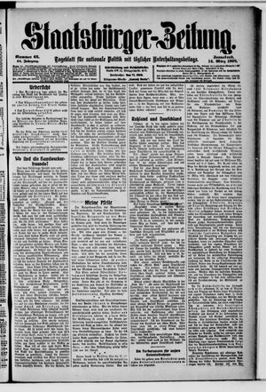 Staatsbürger-Zeitung on Mar 14, 1908