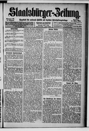 Staatsbürger-Zeitung on Mar 17, 1908
