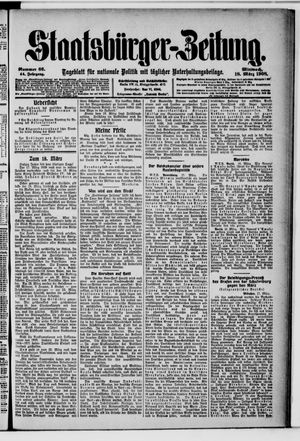 Staatsbürger-Zeitung vom 18.03.1908