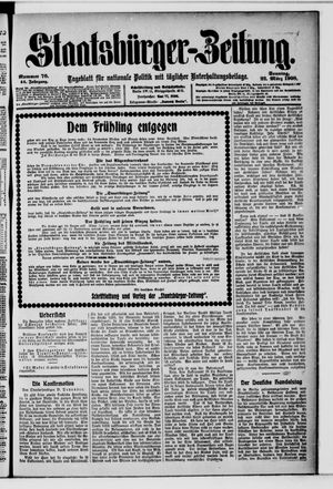 Staatsbürger-Zeitung vom 22.03.1908