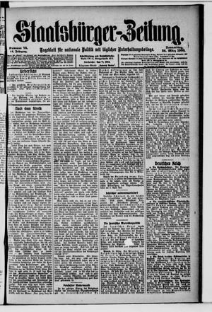 Staatsbürger-Zeitung on Mar 26, 1908