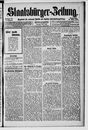 Staatsbürger-Zeitung on Mar 28, 1908