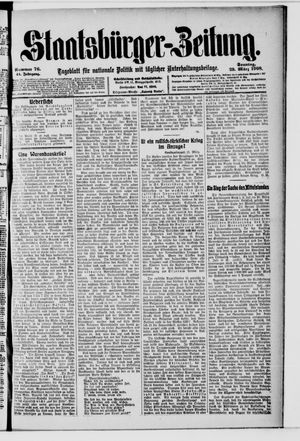 Staatsbürger-Zeitung vom 29.03.1908