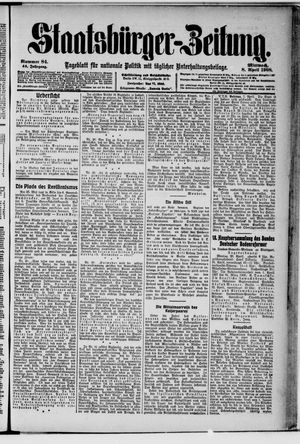 Staatsbürger-Zeitung on Apr 8, 1908