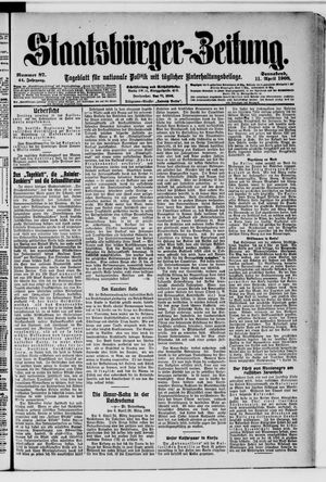 Staatsbürger-Zeitung on Apr 11, 1908