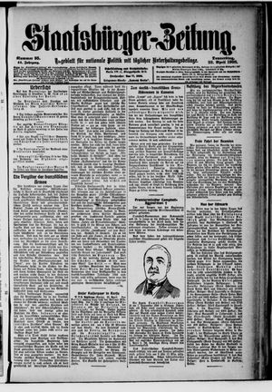 Staatsbürger-Zeitung vom 23.04.1908