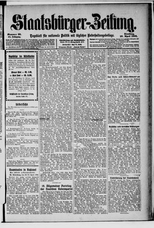 Staatsbürger-Zeitung vom 28.04.1908