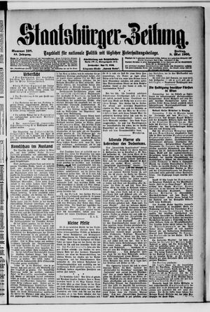 Staatsbürger-Zeitung on May 8, 1908