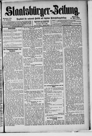 Staatsbürger-Zeitung vom 13.05.1908