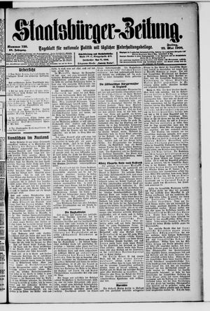 Staatsbürger-Zeitung vom 22.05.1908