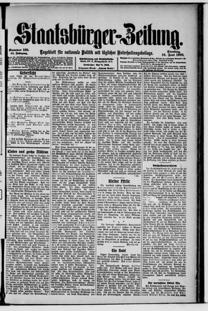 Staatsbürger-Zeitung vom 16.06.1908