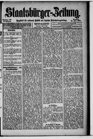 Staatsbürger-Zeitung vom 23.06.1908