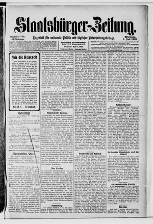 Staatsbürger-Zeitung vom 01.07.1908