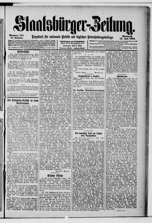 Staatsbürger-Zeitung on Jul 15, 1908