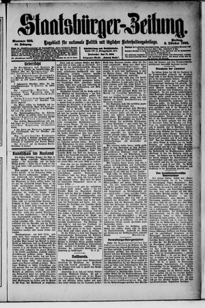 Staatsbürger-Zeitung on Oct 2, 1908