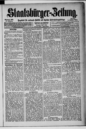 Staatsbürger-Zeitung vom 09.10.1908