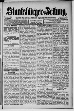 Staatsbürger-Zeitung vom 29.10.1908