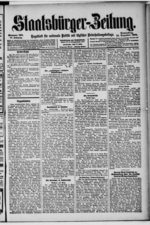 Staatsbürger-Zeitung vom 10.12.1908