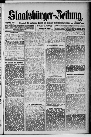 Staatsbürger-Zeitung vom 16.12.1908