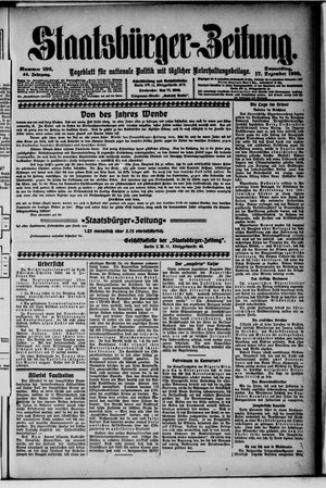 Staatsbürger-Zeitung vom 17.12.1908