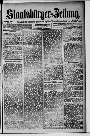 Staatsbürger-Zeitung vom 30.12.1908