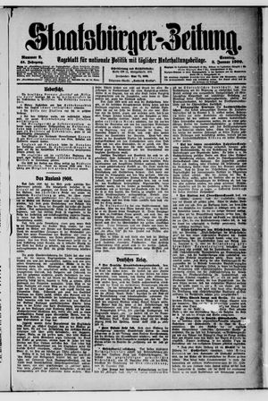 Staatsbürger-Zeitung vom 03.01.1909