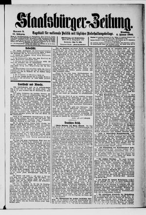 Staatsbürger-Zeitung on Jan 5, 1909