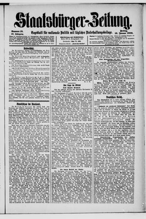 Staatsbürger-Zeitung on Jan 15, 1909