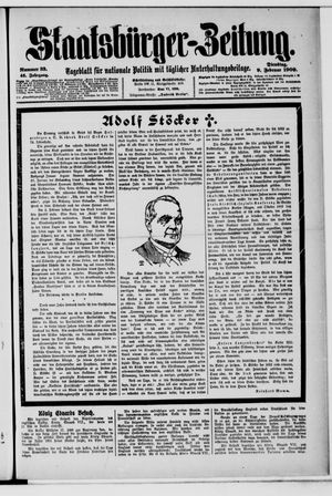 Staatsbürger-Zeitung vom 09.02.1909