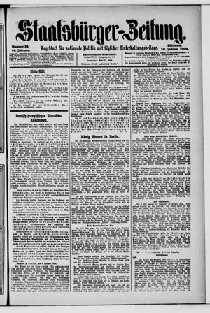 Staatsbürger-Zeitung vom 10.02.1909