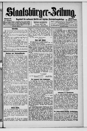 Staatsbürger-Zeitung on Feb 28, 1909