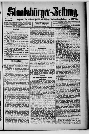 Staatsbürger-Zeitung on Mar 2, 1909