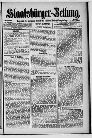 Staatsbürger-Zeitung on Mar 5, 1909