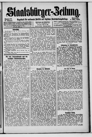 Staatsbürger-Zeitung on Mar 6, 1909