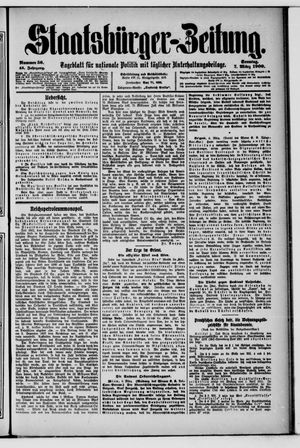 Staatsbürger-Zeitung vom 07.03.1909