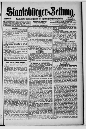 Staatsbürger-Zeitung vom 09.03.1909