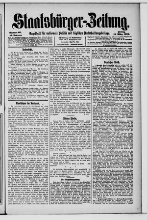 Staatsbürger-Zeitung on Mar 12, 1909