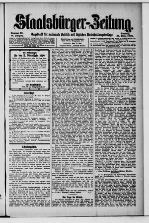 Staatsbürger-Zeitung vom 23.03.1909