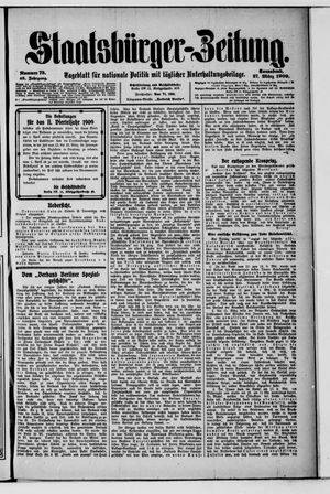 Staatsbürger-Zeitung vom 27.03.1909