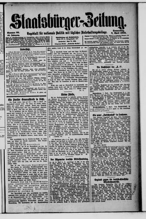 Staatsbürger-Zeitung vom 08.04.1909